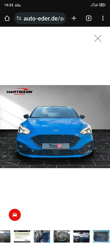 Gebraucht Ford Focus ST 280 PS (205 kW) 2022 Blau Kleinwagen