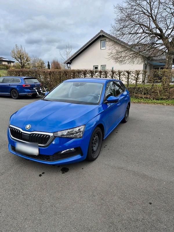 Gebraucht Skoda Scala 116 PS (85 kW) 2019 Blau Kleinwagen