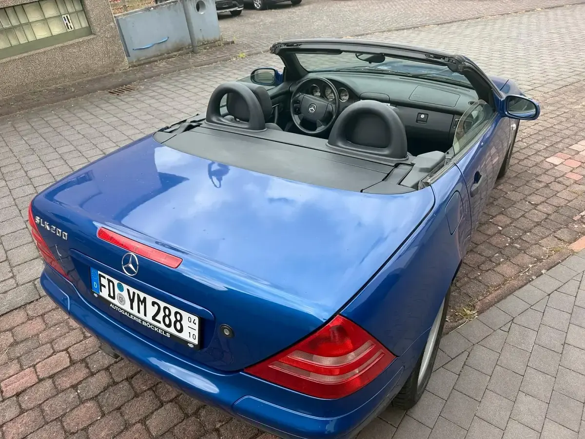 Gebraucht Mercedes SLK200 Edition 136 PS (100 kW) 1999 Blau Cabrio