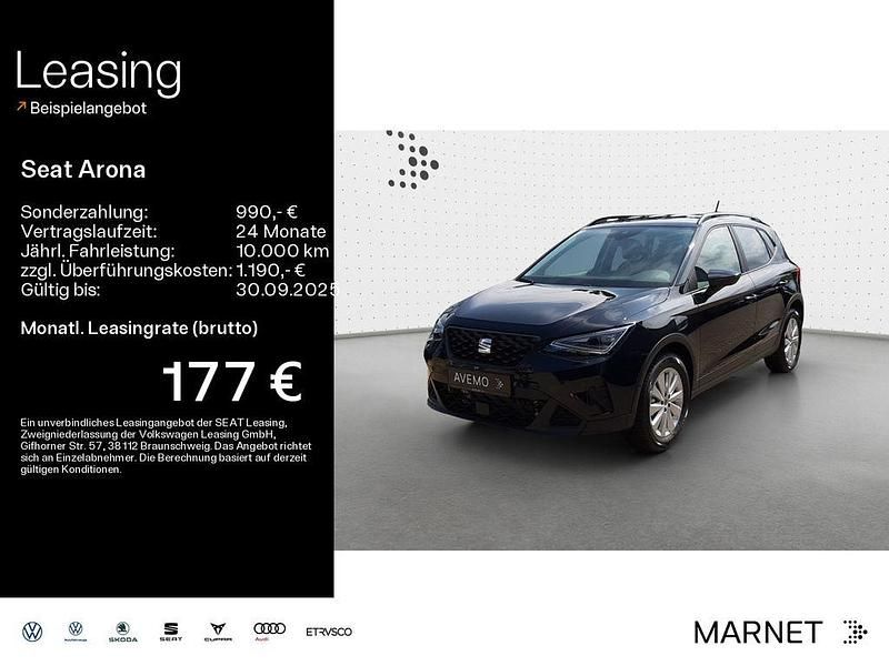 Schwarz Neu 2025 Seat Arona SUV | 27.990 € (Etwas zu teuer) - Bild 1/4