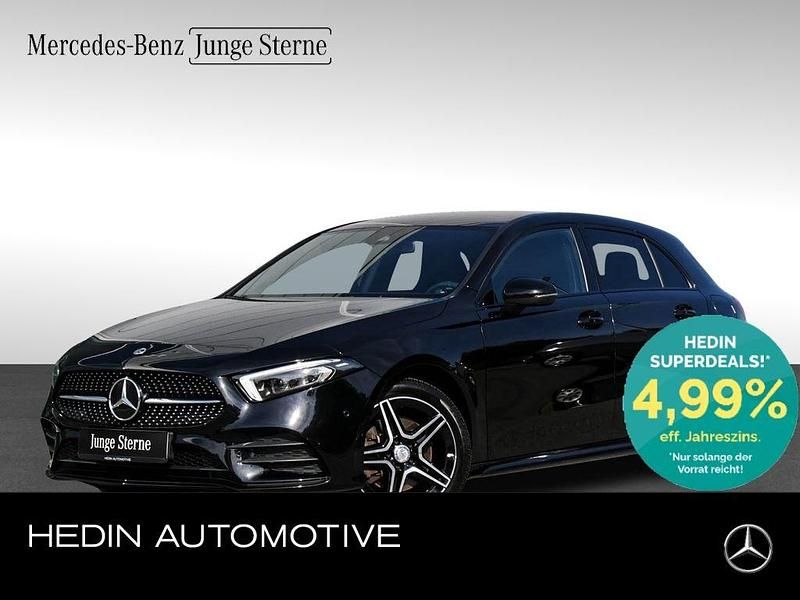 Schwarz Gebraucht 2021 Mercedes A250 AMG Limousine | 26.399 € (Fairer Preis) - Bild 1/4