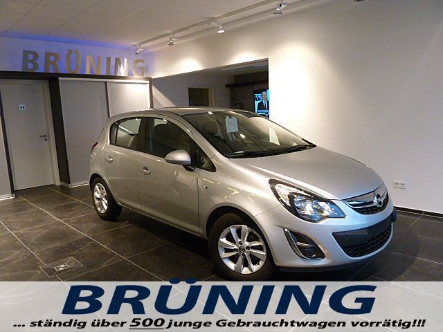 Gebraucht Opel Corsa 86 PS (63 kW) 2014 Silber metallic Kleinwagen