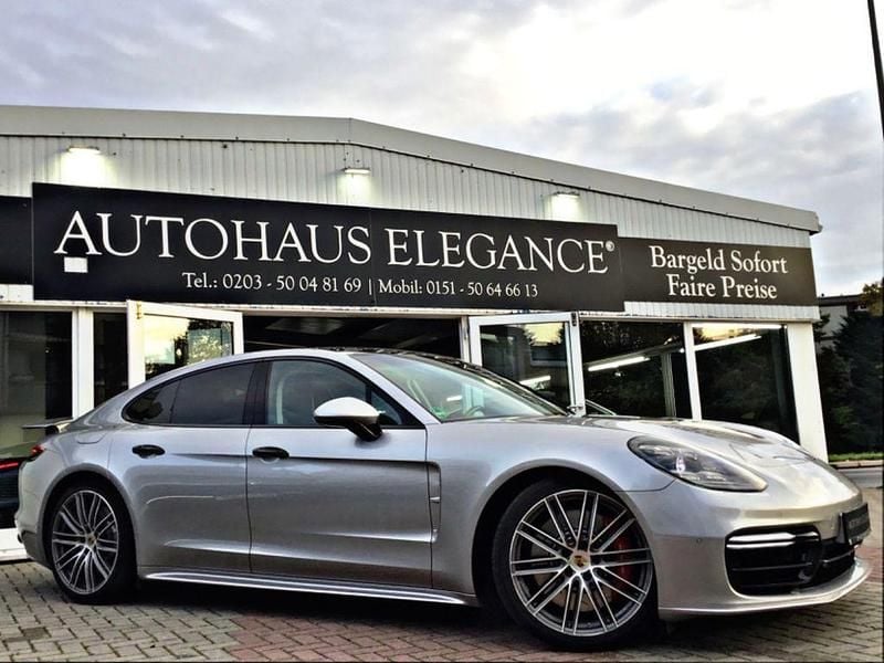Grau Gebraucht 2017 Porsche Panamera Turbo Sport Limousine | 65.990 € (Guter Preis) - Bild 1/4