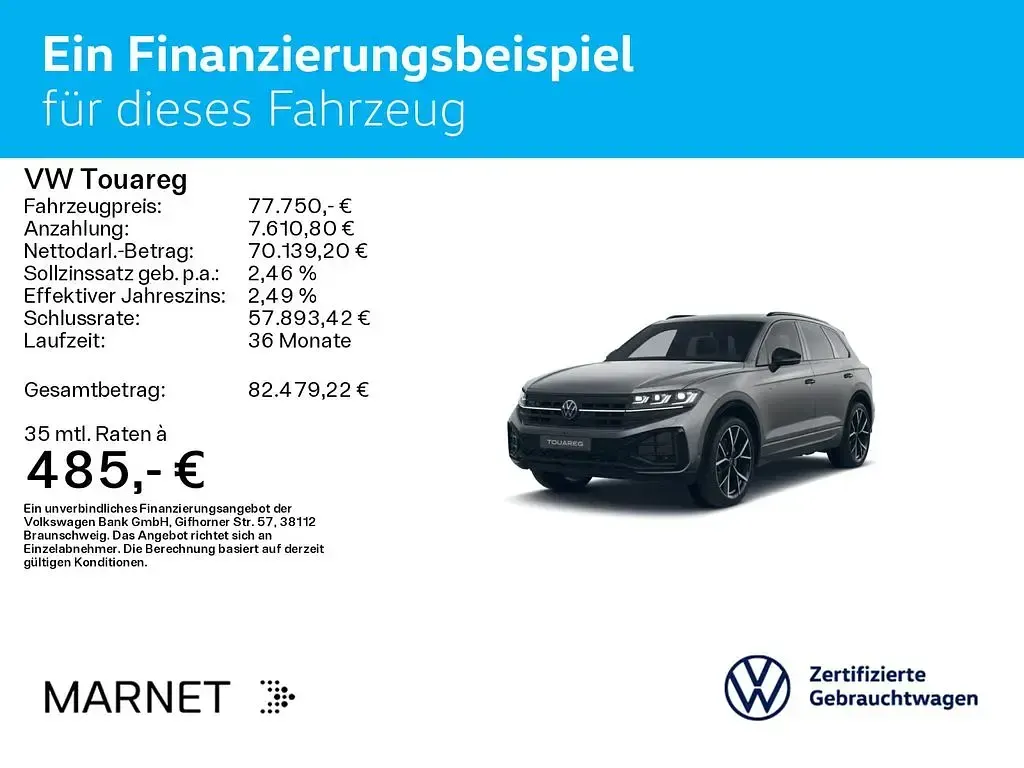 Gebraucht VW Touareg IQ Drive 286 PS (210 kW) 2025 Grau SUV