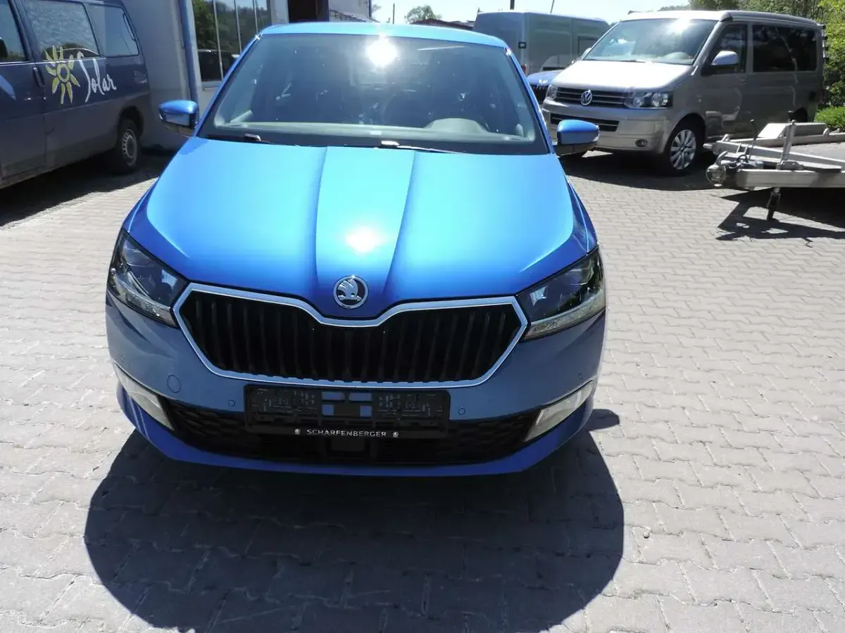 Gebraucht Skoda Fabia Soleil 95 PS (69 kW) 2019 Raceblau metallic Kleinwagen