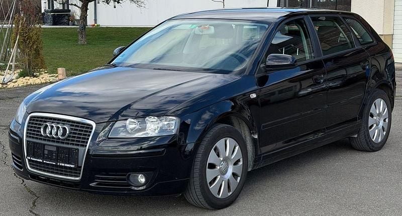 Gebraucht Audi A3 Attraction 105 PS (77 kW) 2007 Schwarz Kleinwagen