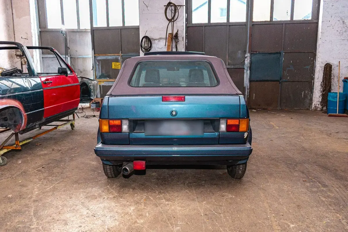 Gebraucht VW Golf Cabriolet 75 PS (55 kW) 1988 Blau Cabrio