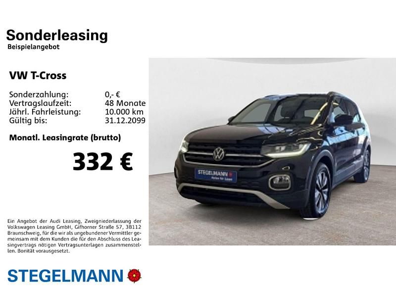 Gebraucht VW T-Cross Move 95 PS (69 kW) 2023 Schwarz SUV