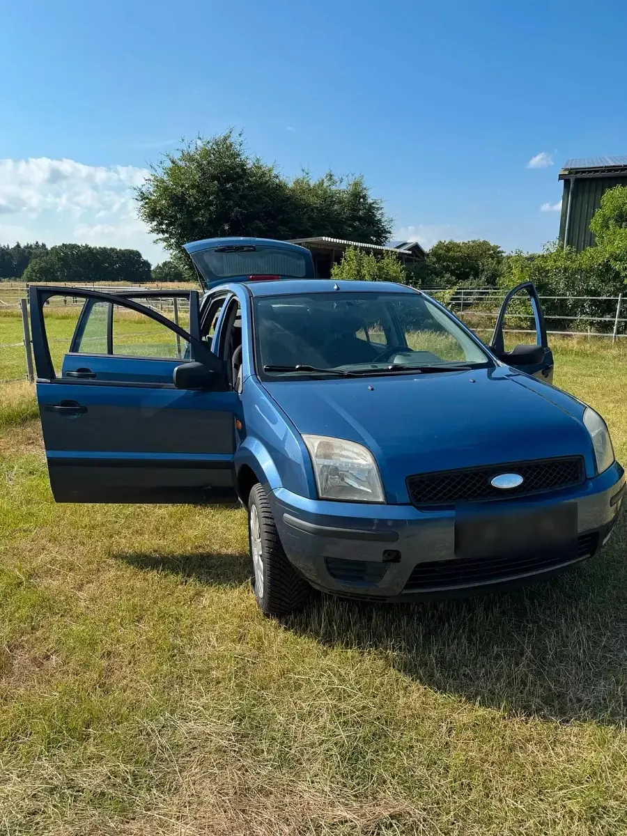 Gebraucht Ford Fusion 85 PS (62 kW) 2005 Blau Kleinwagen