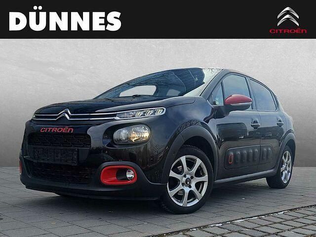Schwarz Gebraucht 2019 Citroën C3 PureTech Kleinwagen | 11.990 € (Teuer) - Bild 1/2