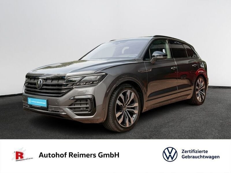 Grau Gebraucht 2021 VW Touareg R-line SUV | 59.990 € (Teuer) - Bild 1/4
