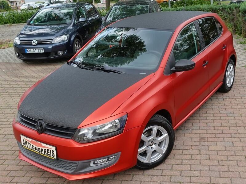 Rot Gebraucht 2009 VW Polo Limousine | 4.980 € (Teuer) - Bild 1/4