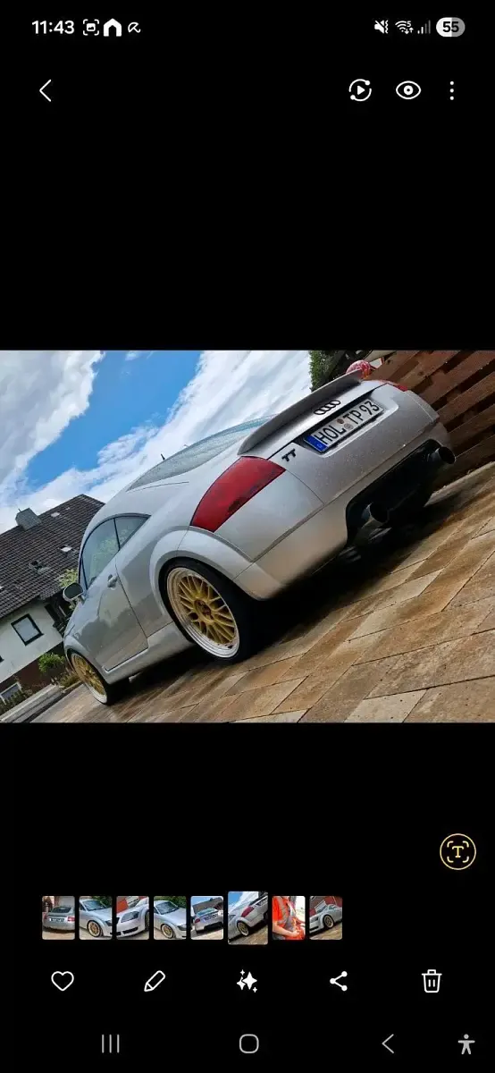 Gebraucht Audi TT 180 PS (132 kW) 2003 Silber Coupé