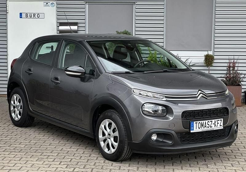 Gris platinum metallic (evl) Gebraucht 2019 Citroën C3 Feel Kleinwagen | 9.450 € (Fairer Preis) - Bild 1/4