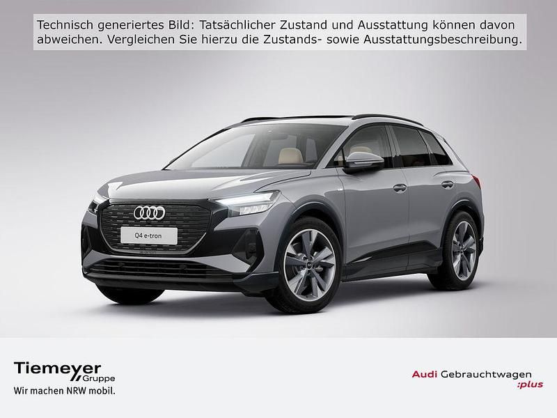 Kieselgrau Gebraucht 2022 Audi Q4 e-tron S-Line SUV | 33.820 € (Teuer) - Bild 1/4