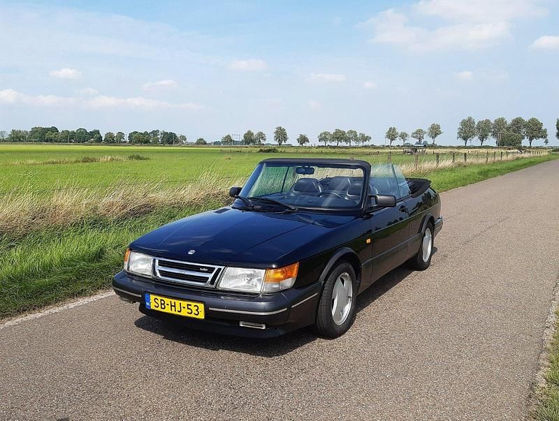 Schwarz Gebraucht 1990 Saab 900 Cabriolet Cabrio | 13.500 € - Bild 1/4