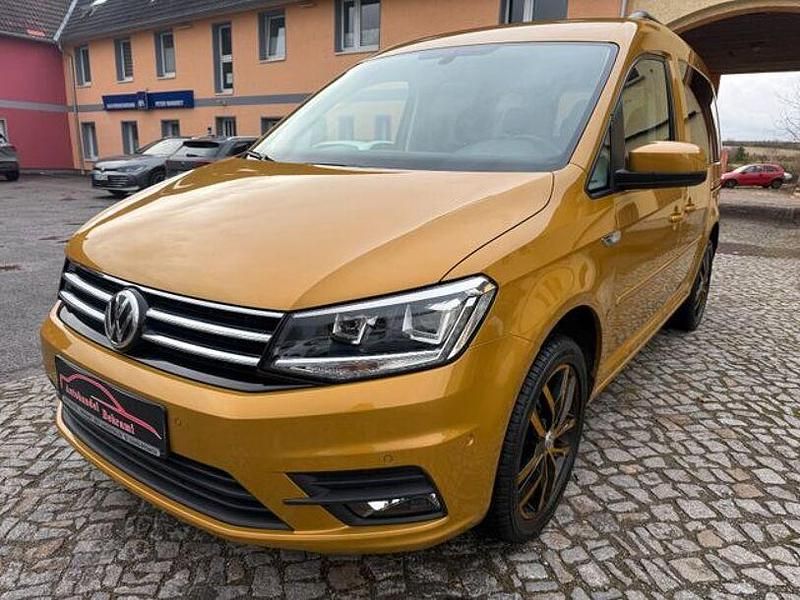 Gelb Gebraucht 2017 VW Caddy Comfortline Van / Kleinbus | 14.950 € (Superpreis) - Bild 1/4