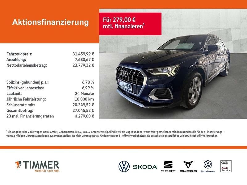 Second-hand Audi Q3 Advanced Plus 150 CP (110 kW) 2023 Albastru SUV