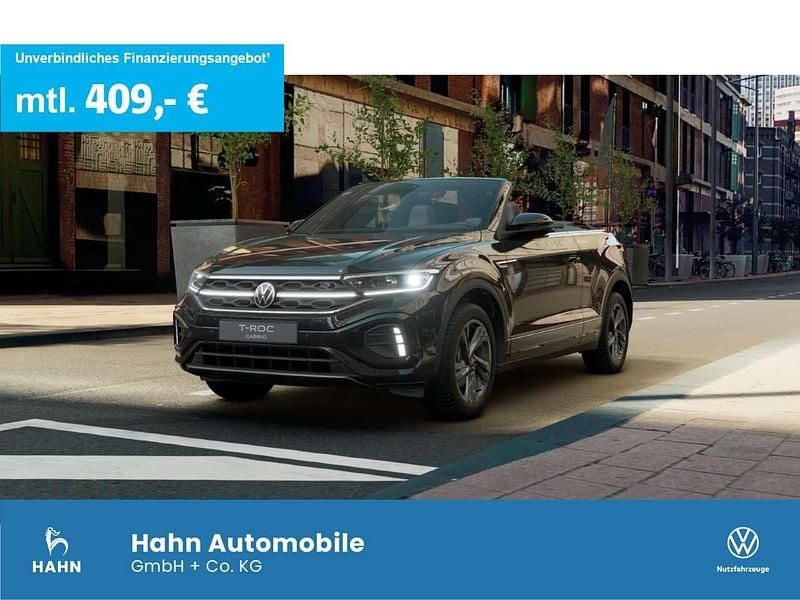 Schwarz Neu 2025 VW T-Roc Cabriolet R-line Cabrio | 40.690 € (Superpreis) - Bild 1/3