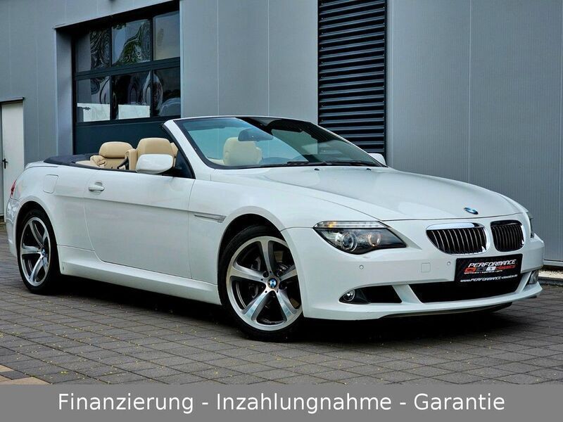 Weiß Gebraucht 2008 BMW 650 Cabriolet Performance Cabrio | 18.990 € (Fairer Preis) - Bild 1/4