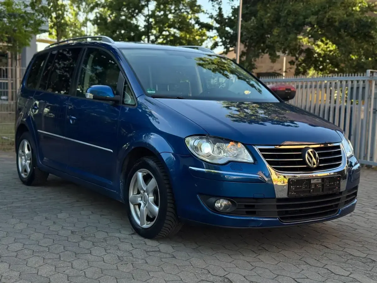 Brugt VW Touran Highline 170 HK (125 kW) 2008 Blå MPV