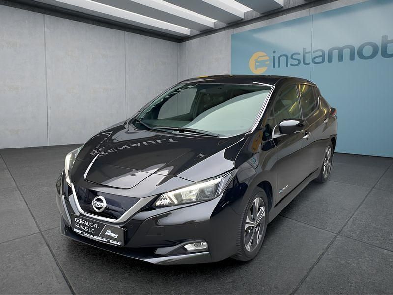 Schwarz Gebraucht 2019 Nissan Leaf Kleinwagen | 14.399 € (Etwas zu teuer) - Bild 1/4