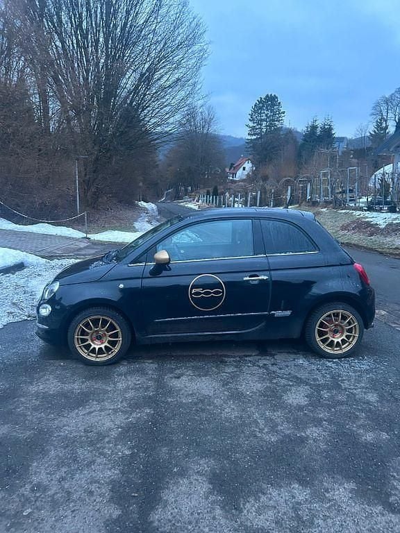 Gebraucht Fiat 500 Lounge 86 PS (63 kW) 2016 Schwarz Kleinwagen