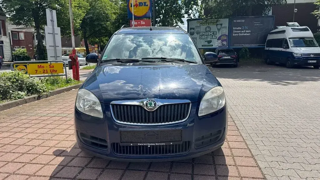 Gebraucht Skoda Roomster Plus Edition 105 PS (77 kW) 2009 Blau Van / Kleinbus