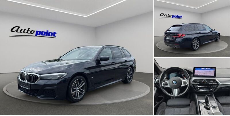 Schwarz Gebraucht 2021 BMW 520 M Sport Kombi | 22.950 € (Fairer Preis) - Bild 1/4
