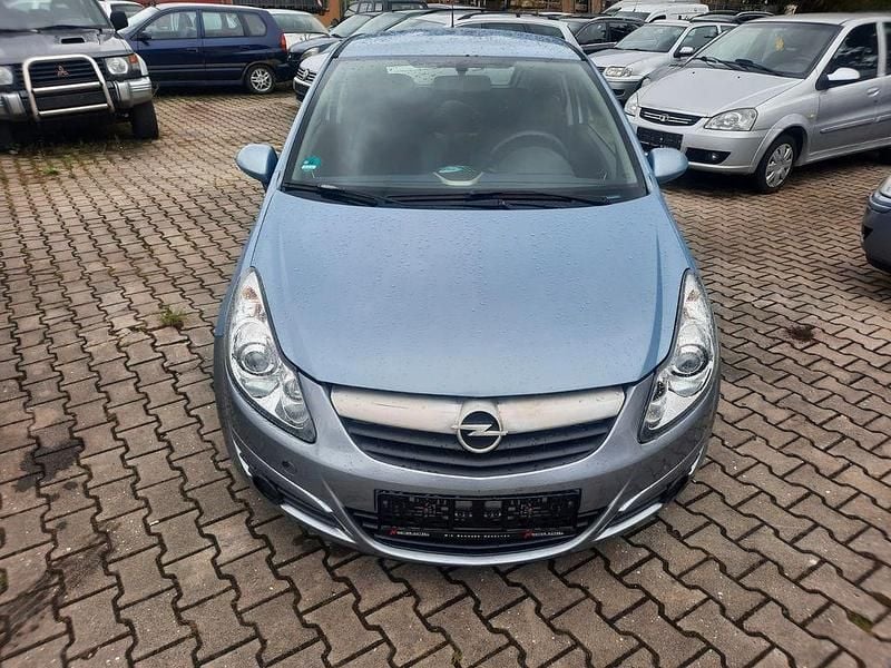 Blau Gebraucht 2008 Opel Corsa Cosmo Limousine | 650 € (Superpreis) - Bild 1/4