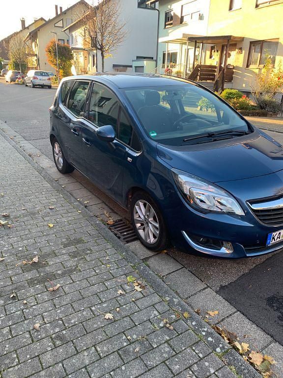 Blau Gebraucht 2016 Opel Meriva Edition Van / Kleinbus | 9.500 € (Fairer Preis) - Bild 1/4