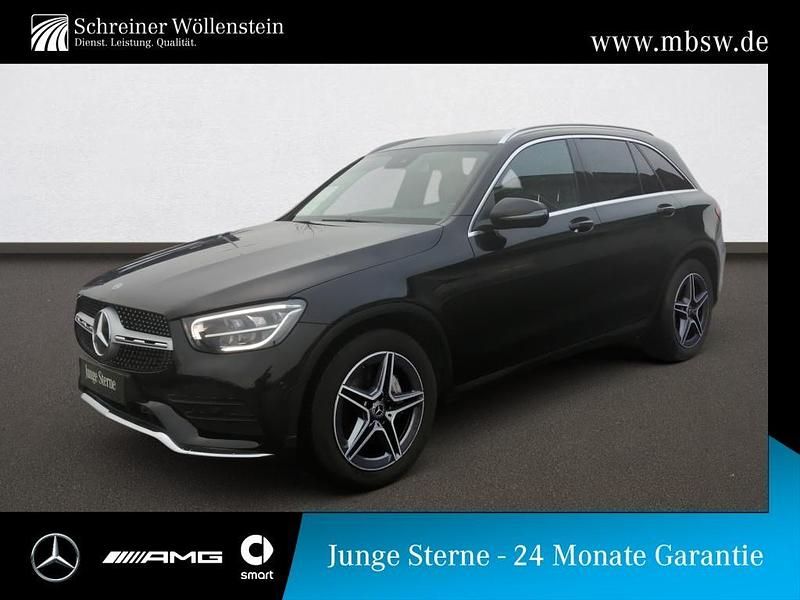 Schwarz obsidianschwarz Gebraucht 2020 Mercedes GLC200 AMG SUV | 36.490 € (Guter Preis) - Bild 1/4