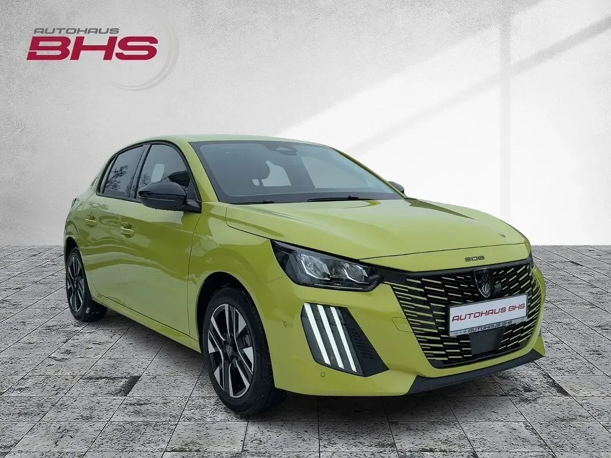 Neu Peugeot 208 Allure 101 PS (74 kW) 2026 Augeda gelb (gelb) Kleinwagen