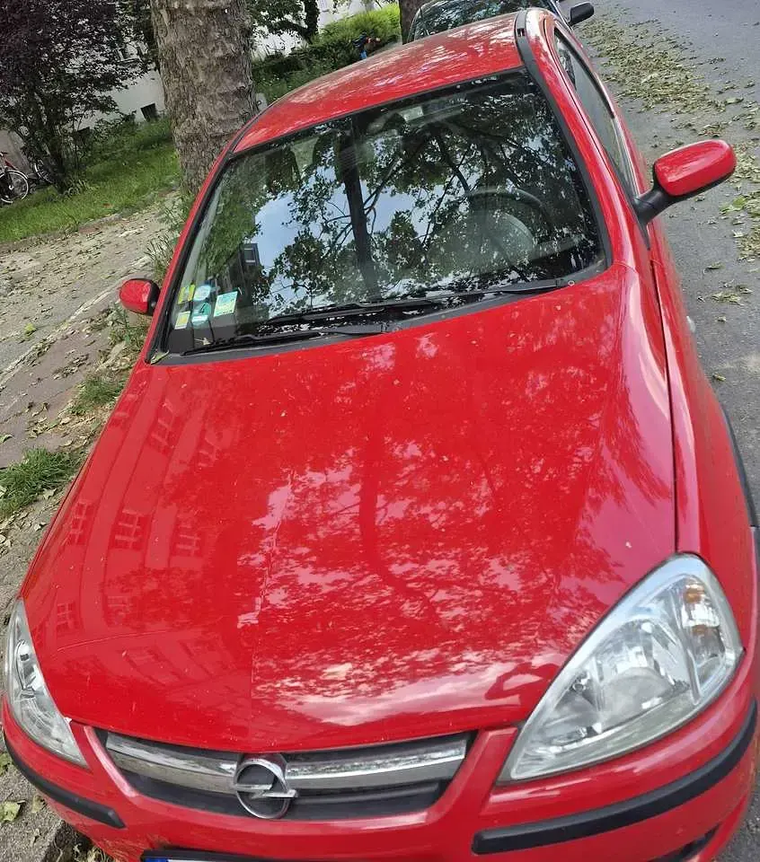 Käytetty Opel Corsa 90 HP (66 kW) 2005 Punainen Viistoperä
