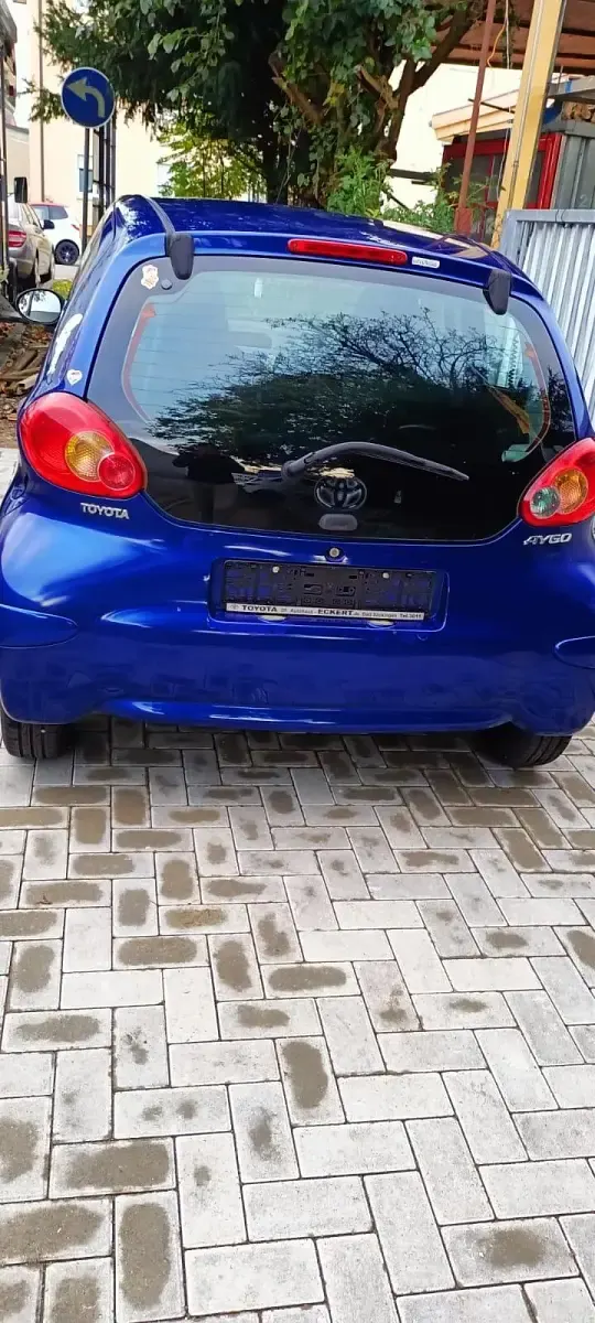 Gebraucht Toyota Aygo 68 PS (50 kW) 2009 Blau Kleinwagen