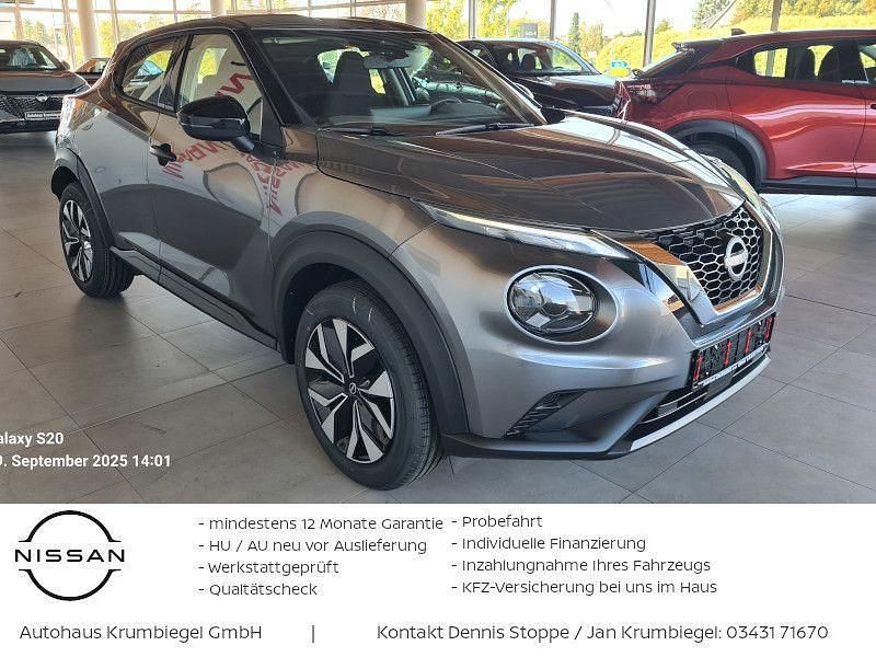 Grau Neu 2025 Nissan Juke Acenta SUV | 25.360 € (Etwas zu teuer) - Bild 1/4