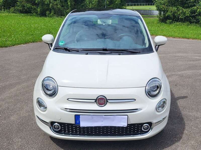 Weiß Gebraucht 2017 Fiat 500 Lounge Limousine | 6.950 € (Fairer Preis) - Bild 1/4