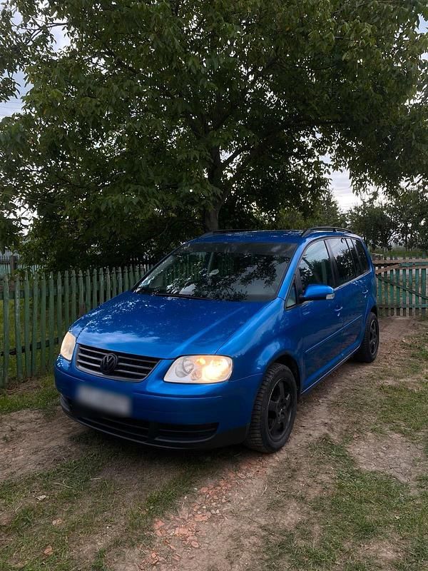 Blau Gebraucht 2003 VW Touran Van / Kleinbus | 3.200 € (Teuer) - Bild 1/3