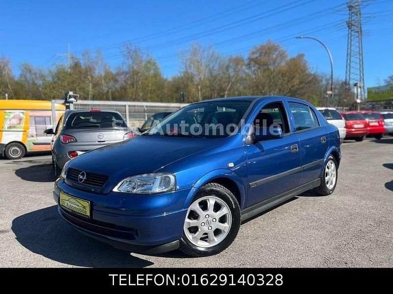 Gebraucht Opel Astra 101 PS (74 kW) 2001 Blau Limousine