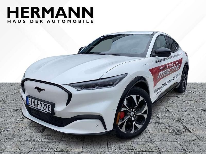 Star white platinum metallic ( Gebraucht 2024 Ford Mustang Mach-E Premium SUV | 40.895 € (Fairer Preis) - Bild 1/4