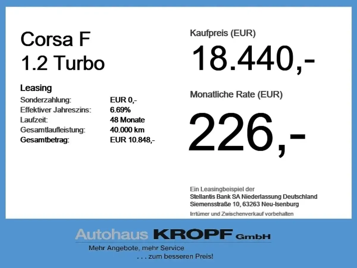 Gebraucht Opel Corsa 131 PS (96 kW) 2022 Schwarz Kleinwagen