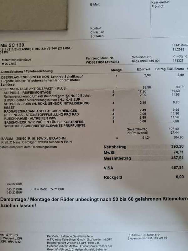 Gebraucht 2005 Mercedes E280 Limousine | 6.500 € (Etwas zu teuer) - Bild 1/4