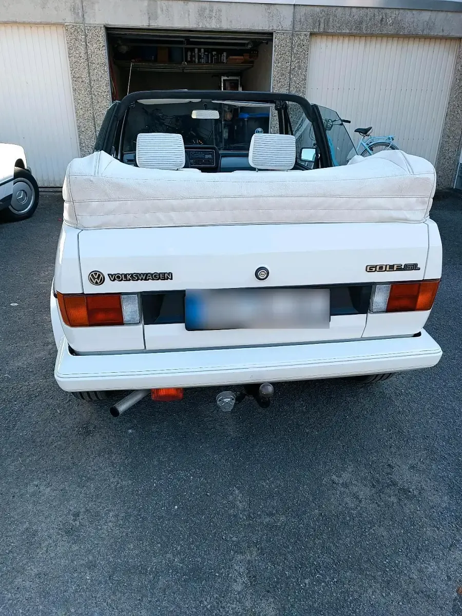 Gebraucht VW Golf Cabriolet 75 PS (55 kW) 1984 Weiß Cabrio