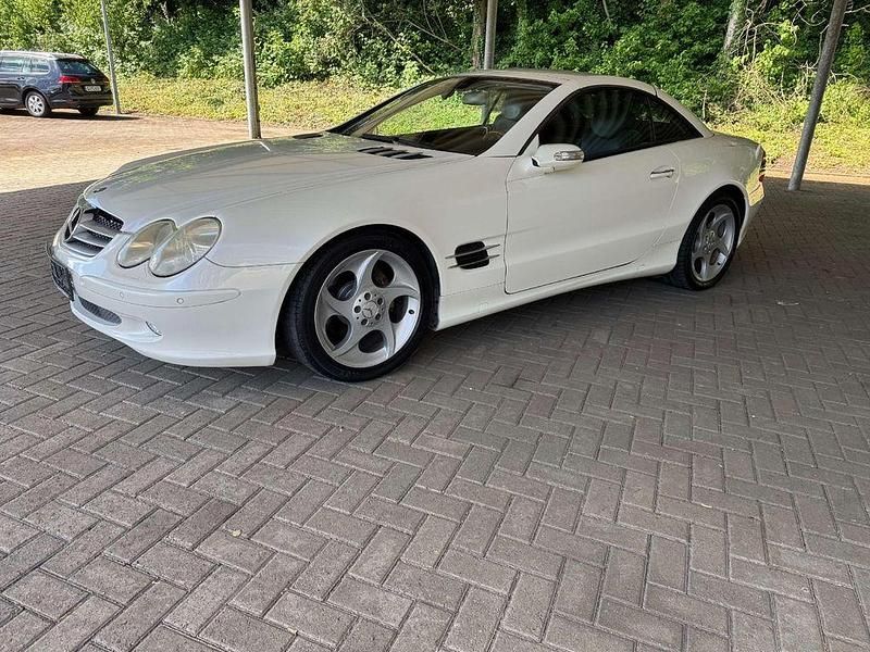 Gebraucht Mercedes SL350 245 PS (180 kW) 2006 Perlmutt weiß Cabrio