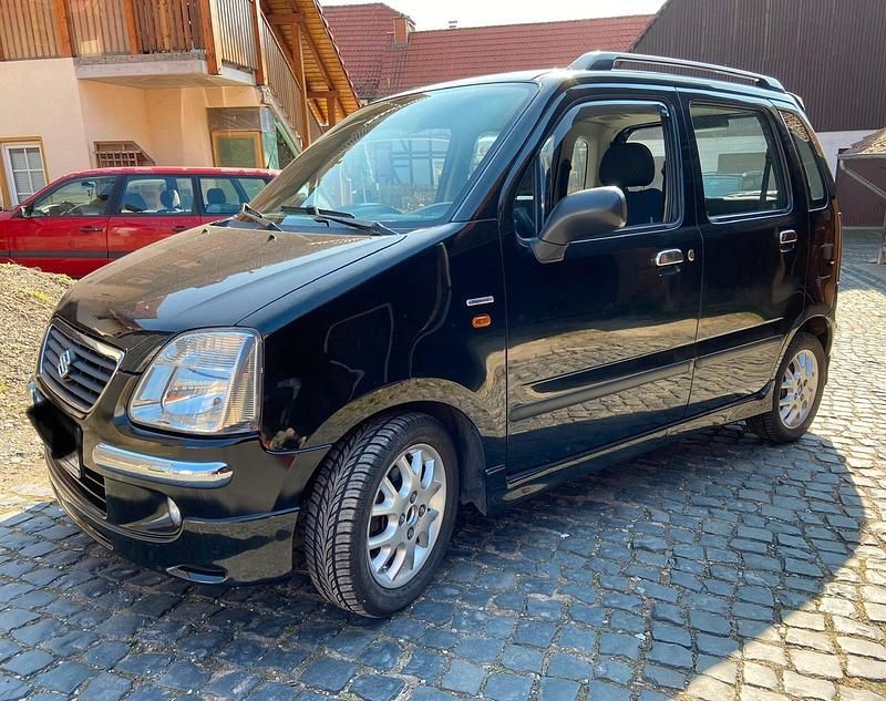 Gebraucht Suzuki Wagon R+ 76 PS (55 kW) 2002 Schwarz Van / Kleinbus