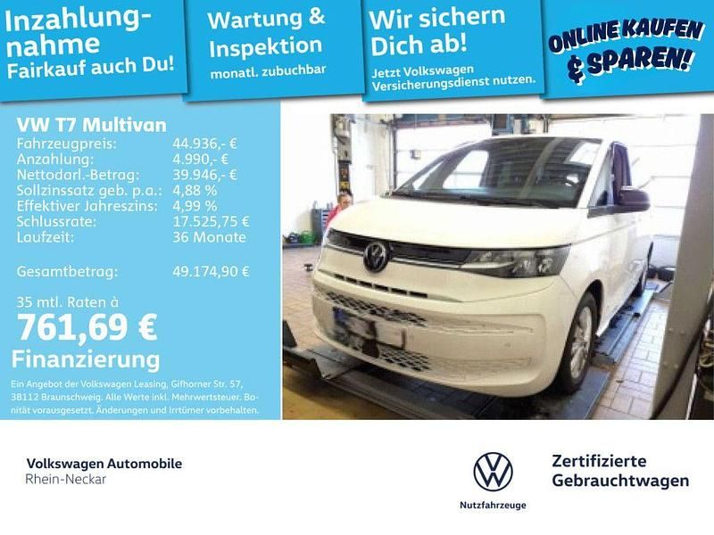 Second-hand VW Multivan Life 204 CP (150 kW) 2022 Alb Monovolum
