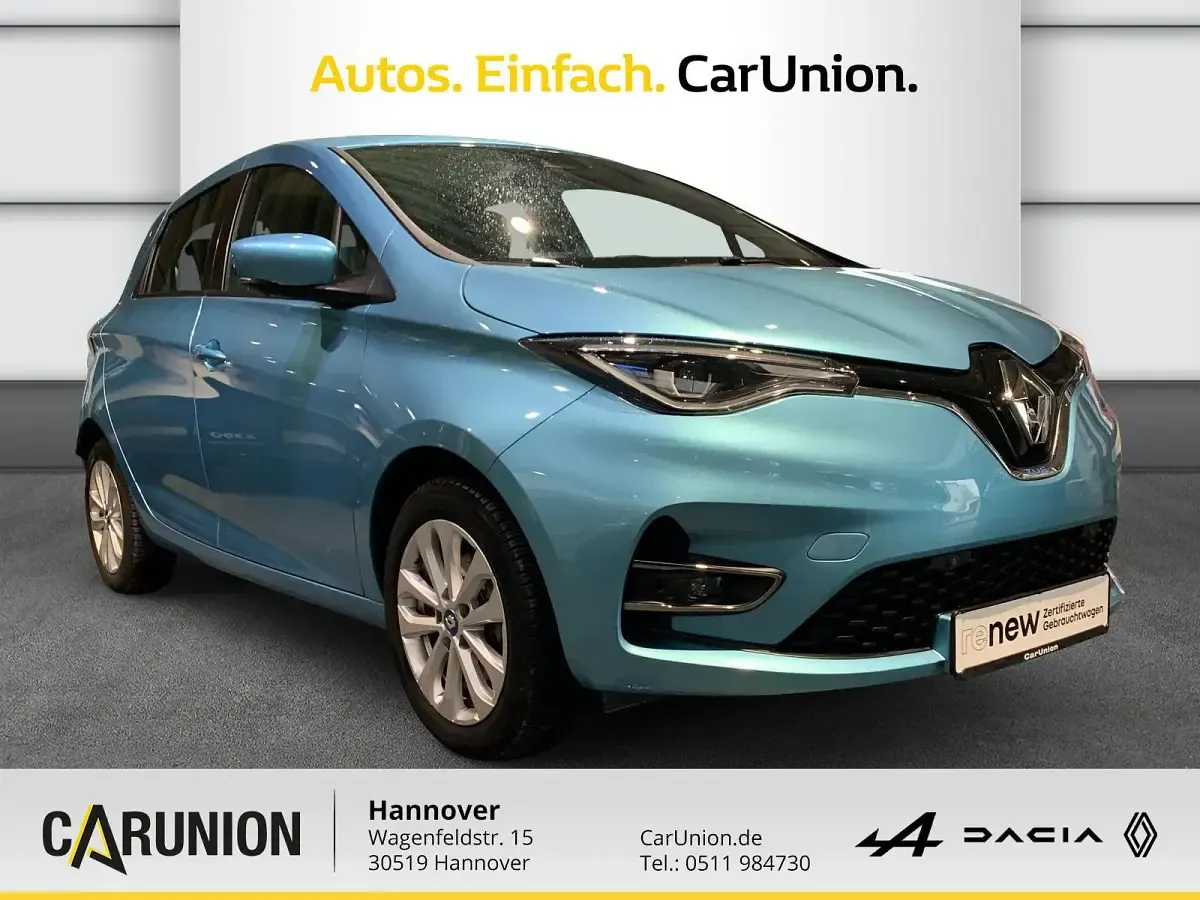 Usata Renault Zoe Experience 80 kW (109 CV) 2020 Blu Utilitaria
