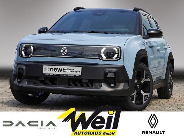 Blau (kumulusblau, black pearlschwarz metall) Gebraucht 2025 Renault 4 E-Tech Komfort SUV | 35.690 € (Fairer Preis) - Bild 1/4