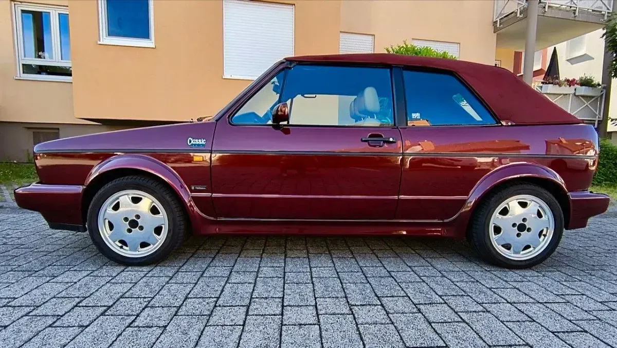 Gebraucht VW Golf Cabriolet Classicline 98 PS (72 kW) 1992 Violett Cabrio