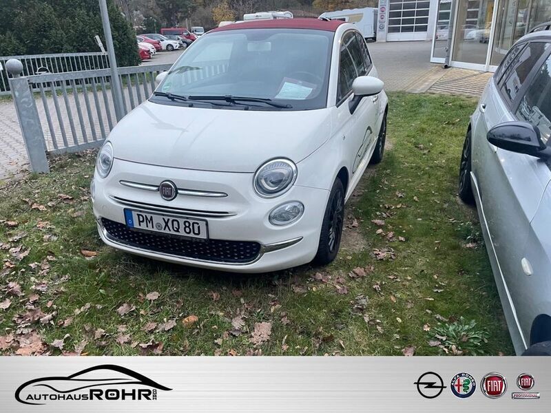 Weiß Gebraucht 2018 Fiat 500C Lounge Cabrio | 11.490 € (Fairer Preis) - Bild 1/4